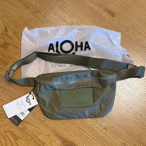 ALOHAS Olive Belt Bag for Men